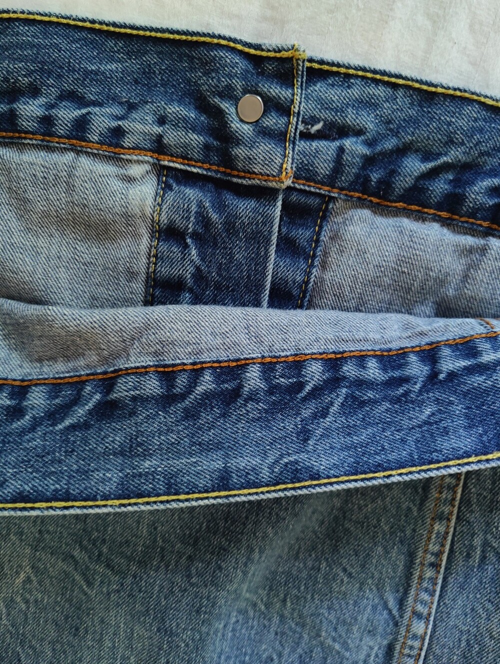 Levi's Trucker Blue Cotton Denim Vest, Size L - Picture 10 of 13